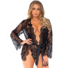Leg Avenue - Ensemble Teddy Et Peignoir M